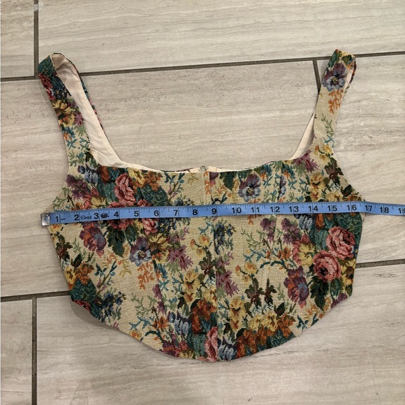 ❗️SOLD❗️Princess Polly Floral Corset Top - Picture 7 of 13